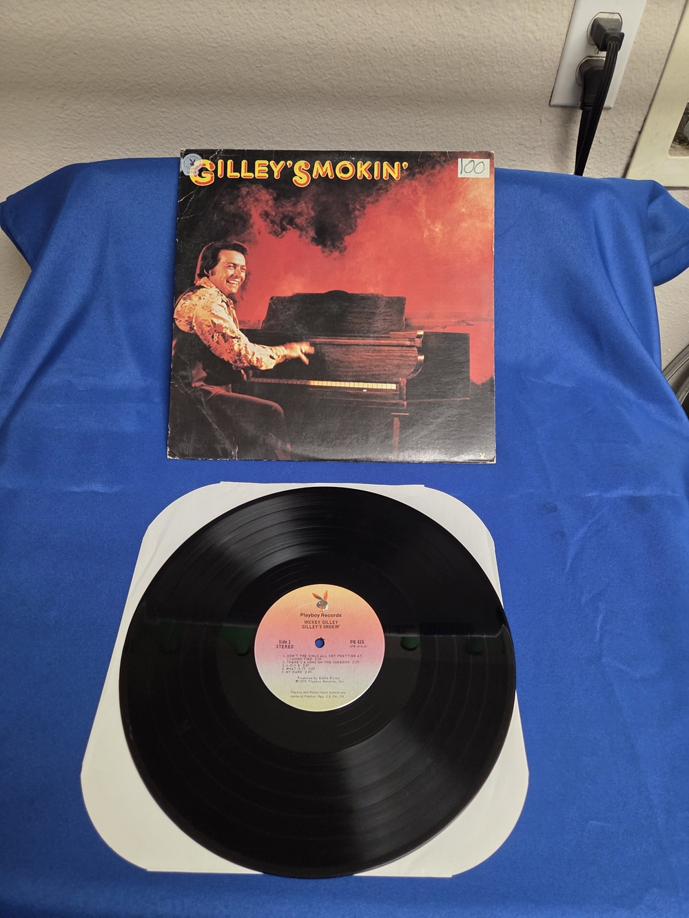 Mickey Gilley Gilley's Smokin' Vinyl LP 1976 Playboy Country Record